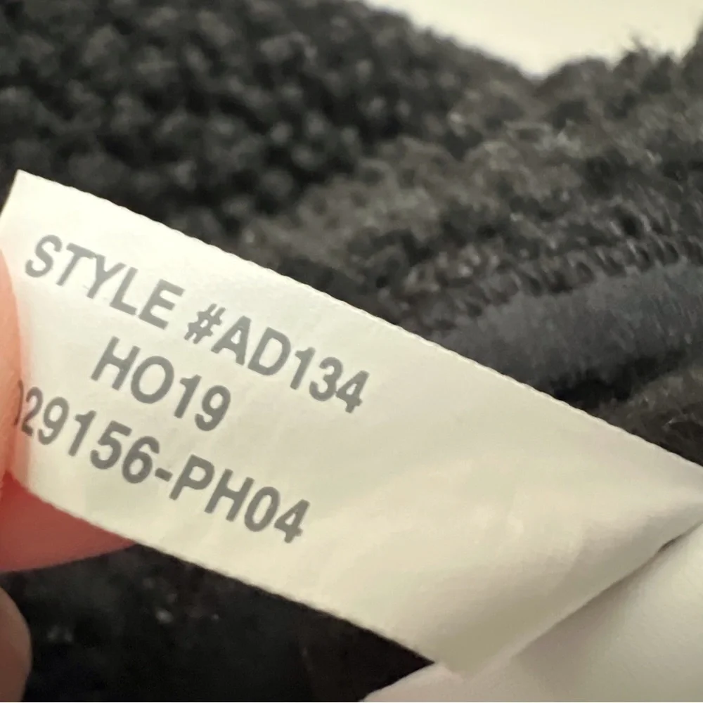 J Crew Men’s Black Fleece Sherpa Vest Preppy Neutral Outdoor Gorpcore XL